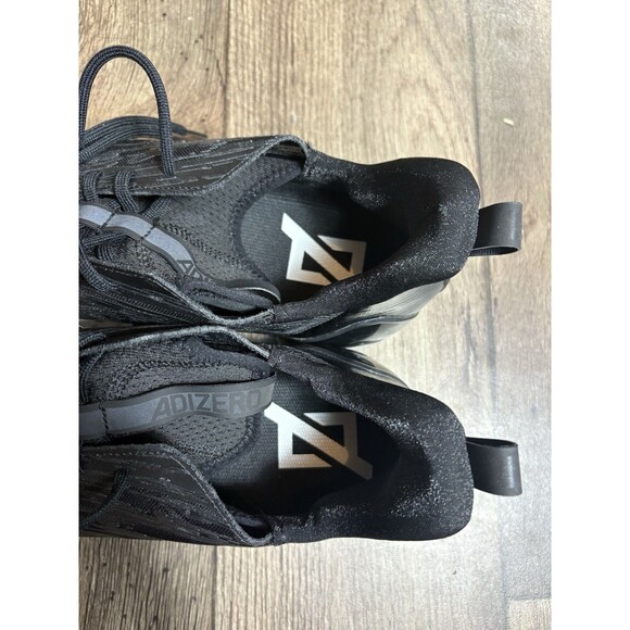 Adidas Adizero 12.0 Football Cleats Triple Black Men\'s Size 16 GW5060 main image 8